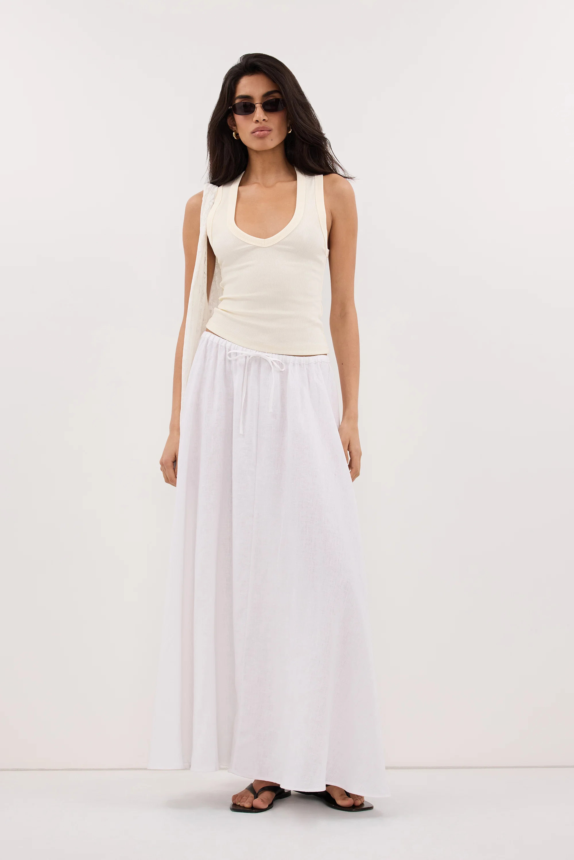 YASMIN STRAW KNIT TANK | DISSH