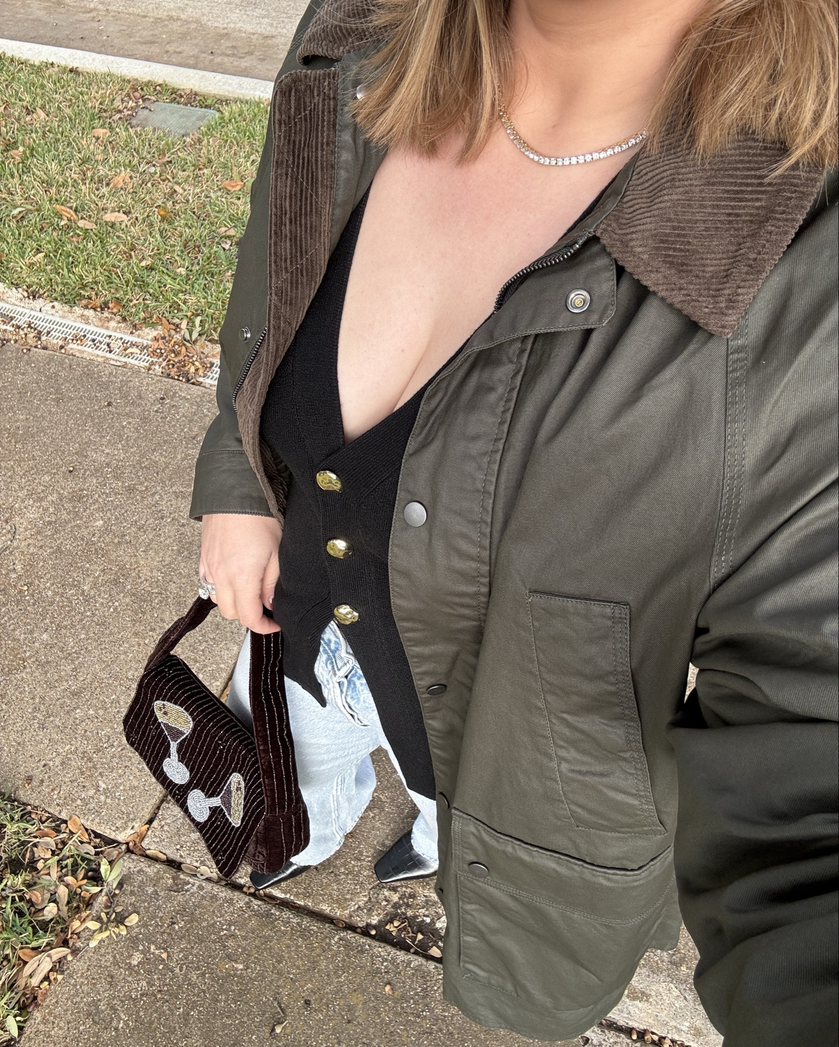I can finally layer a sweater and jacket in Texas. The cool weather is here 🎉🍁 @target #target @landsend @stevemadden 

#LTKSeasonal #LTKootd #LTKSaleAlert