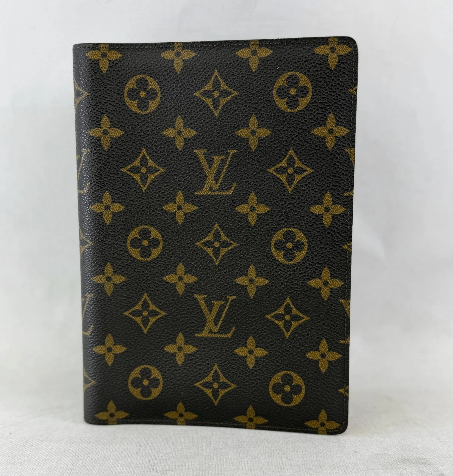 Vintage LOUIS VUITTON Monogram Canvas Agenda Calendar Cover Medium Brown | eBay | eBay US