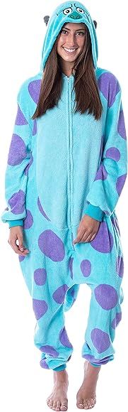 Disney Monsters Inc Adult Sulley Kigurumi Costume Union Suit Pajama for Men and Women | Amazon (US)