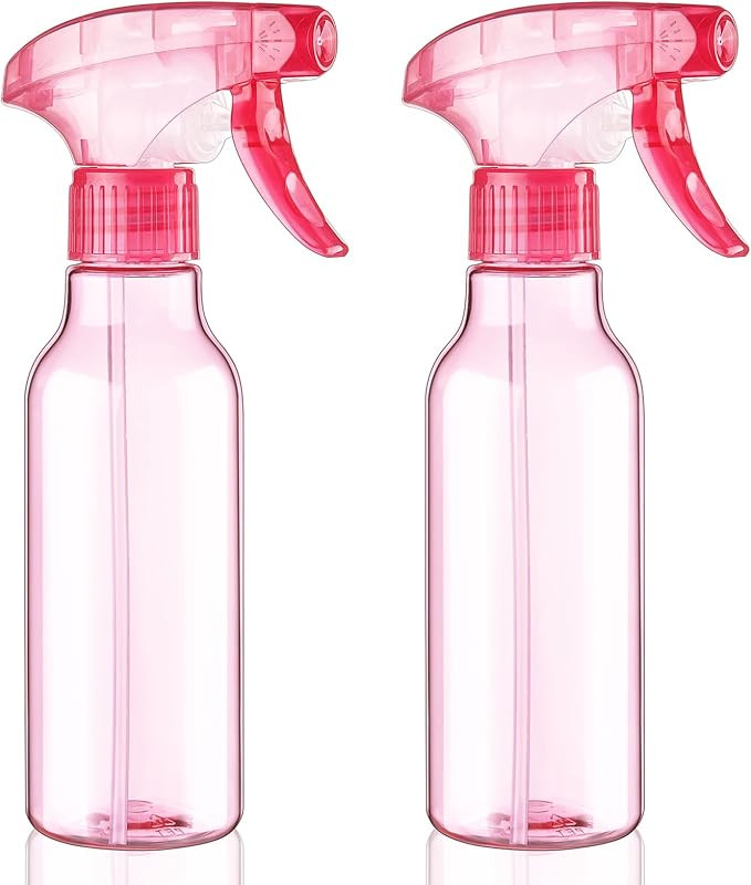 Plastic Spray Bottles 8.8oz/260ml 2 Pack Empty Spray Bottle for Cleaning Mist/Stream Refillable C... | Amazon (US)