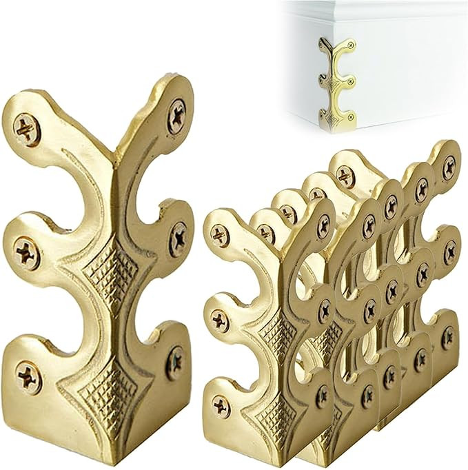 Skiffers Baseboard Corner Protectors, Solid Brass Skirting Board Corner Protectors, Skiffer Skirt... | Amazon (US)