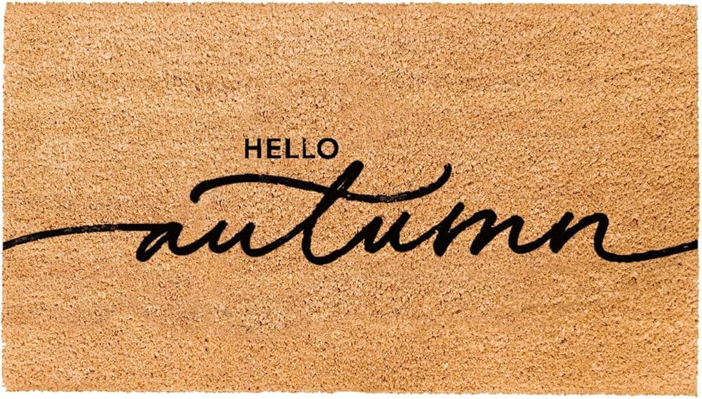 THEODORE MAGNUS Natural Coir Doormat with Non-Slip Backing - 17 x 30 - Outdoor/Indoor - Fall Door... | Amazon (US)