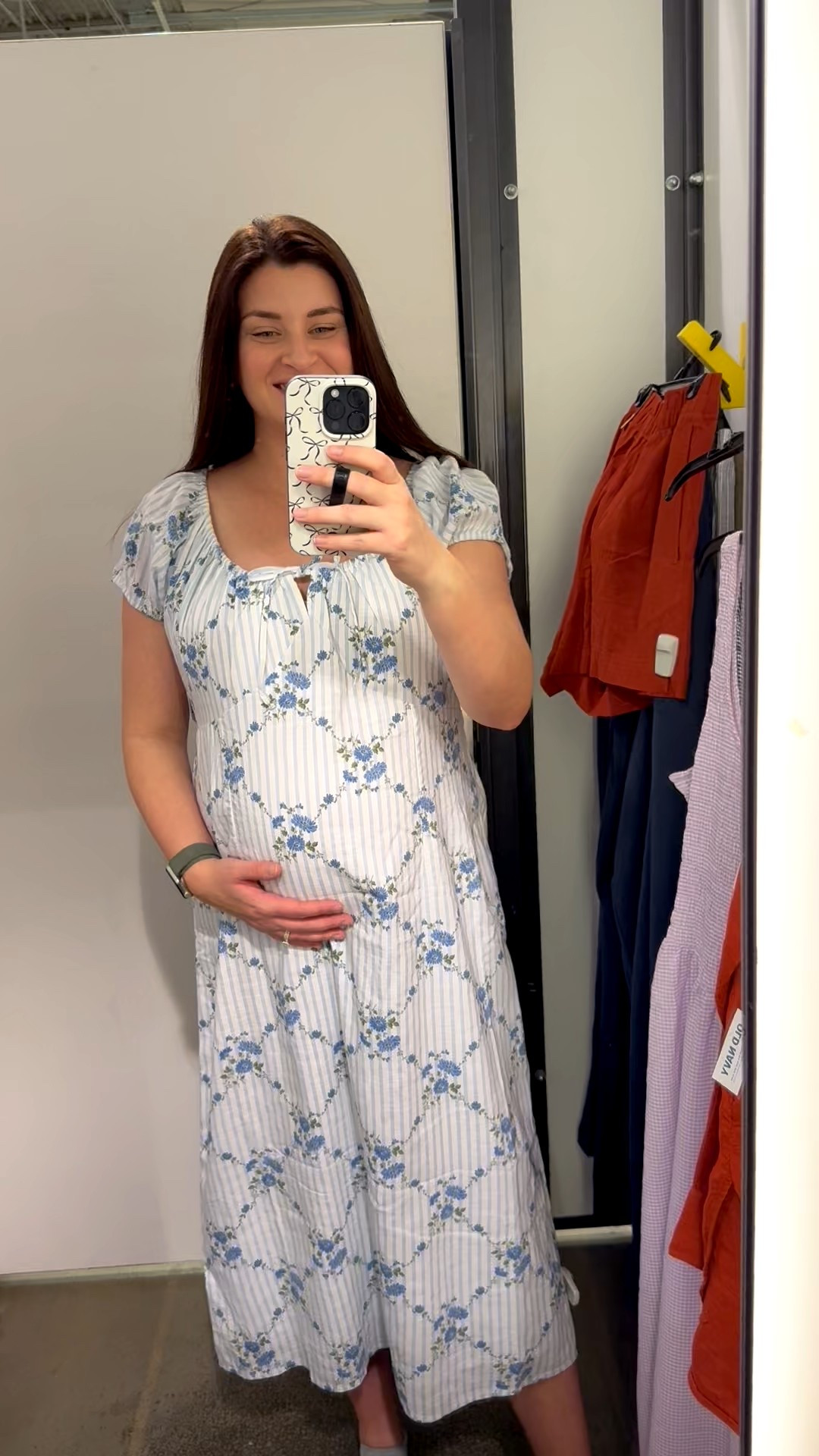The cutest spring dress that is bump friendly! 

#LTKmomlife #LTKSaleAlert #LTKBump