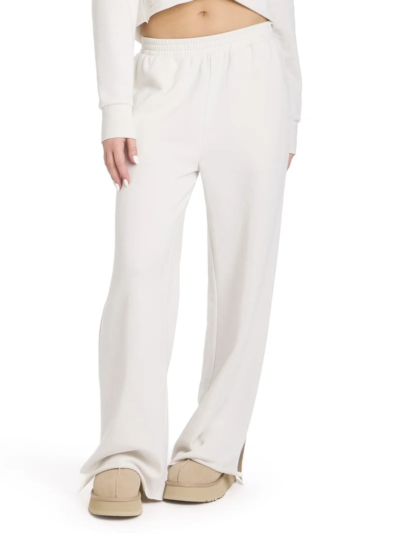 Mills by Millie Bobby Brown Women's Mineral Wash Wide Leg Sweatpants, Sizes XXS-XXL | Walmart (US)