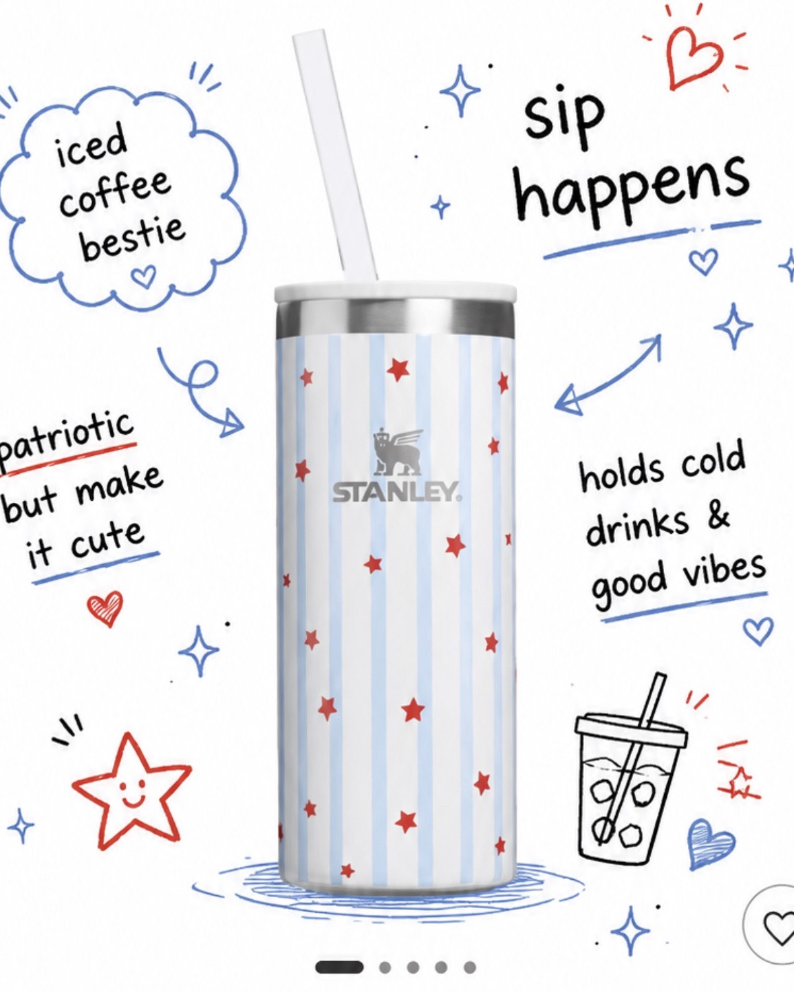 This patriotic Stanley is giving summer cookouts, lake days, fireworks, iced coffee runs, and all the red, white & blue vibes. The hardest part? Choosing between the pink stripes or the blue. 😍

Which one are you grabbing?

❤️ Pink
💙 Blue

Drop your pick below ⬇️

#targetfinds #stanleycup #stanleytumbler #targetstyle #summerfinds #patrioticdecor #fourthofjuly #targetmusthaves #momfinds #targethaul #summeressentials #viralfinds #targetnewarrivals #affordablefinds

#LTKSeasonal #LTKHome #LTKmomlife