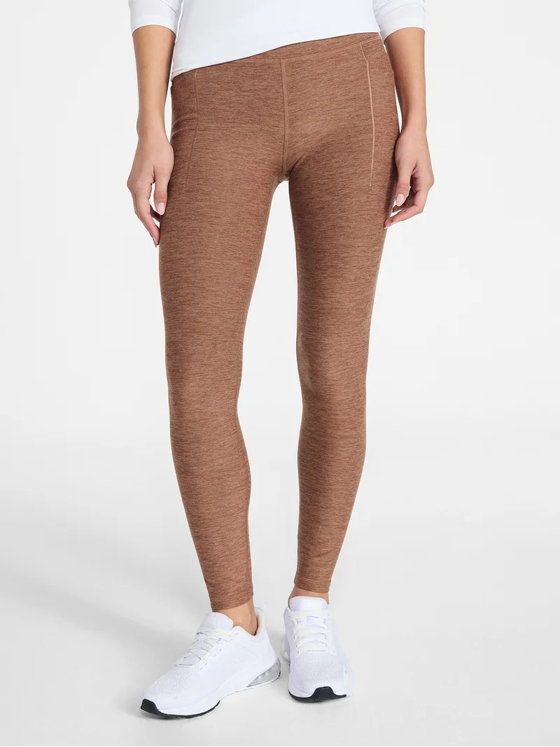 Athletic Works Women's and Women's Plus ButterCore Full Length Leggings with Pockets, Sizes XS-4X | Walmart (US)