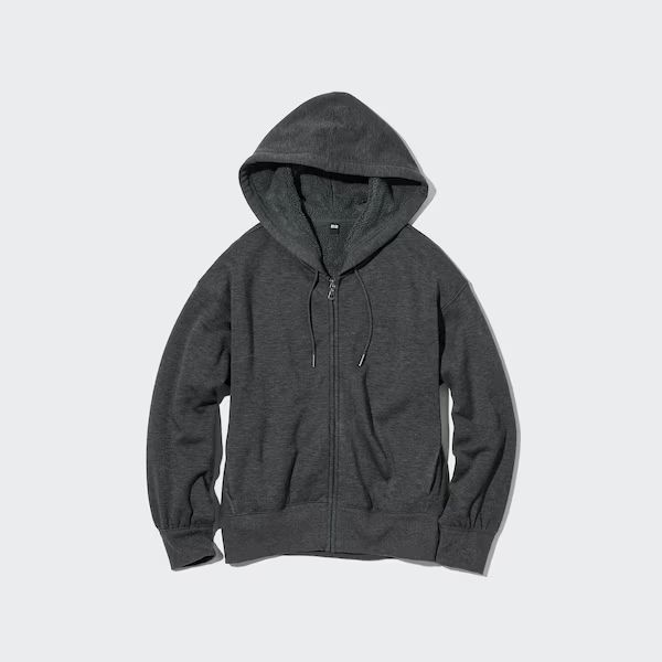 HEATTECH Pile Lined Sweat Full-Zip Hoodie | UNIQLO (US)