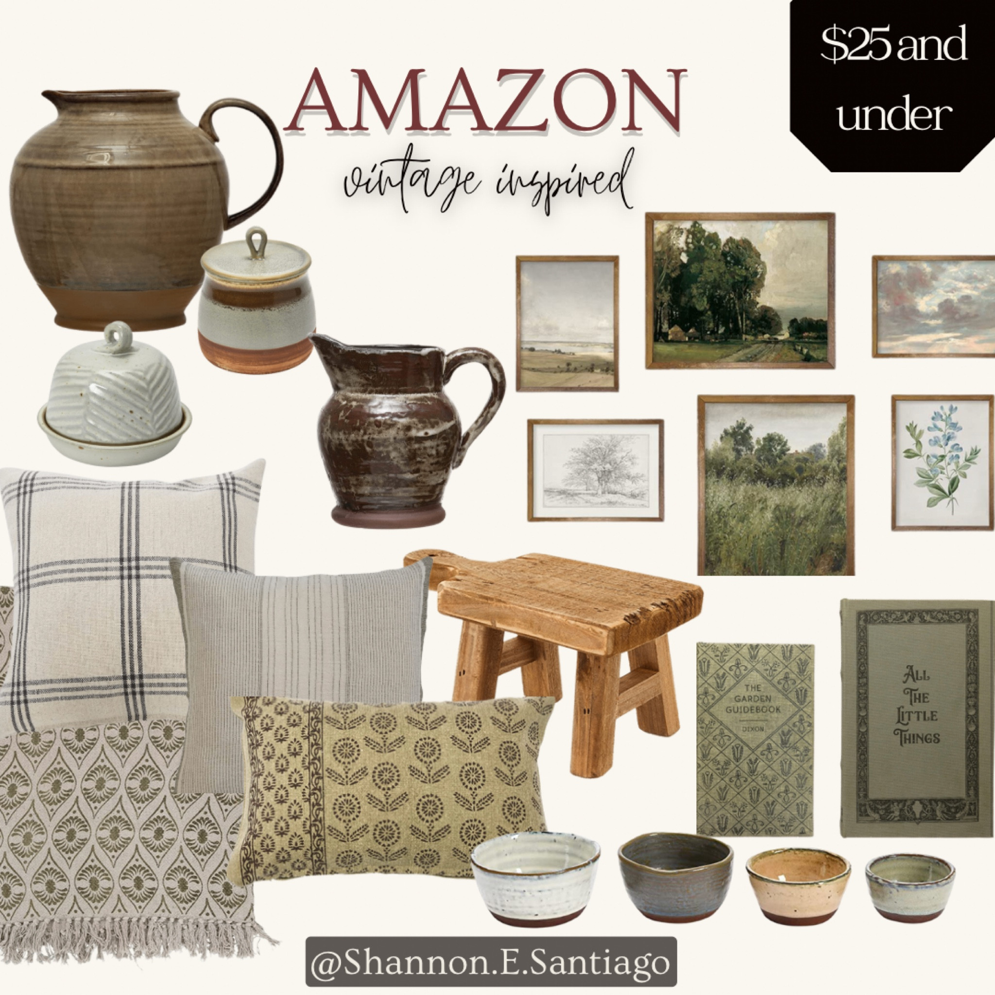 Amazon vintage inspired finds; cottage core; vintage home; modern vintage style, modern rustic style.


#LTKunder50 #LTKhome #LTKsalealert