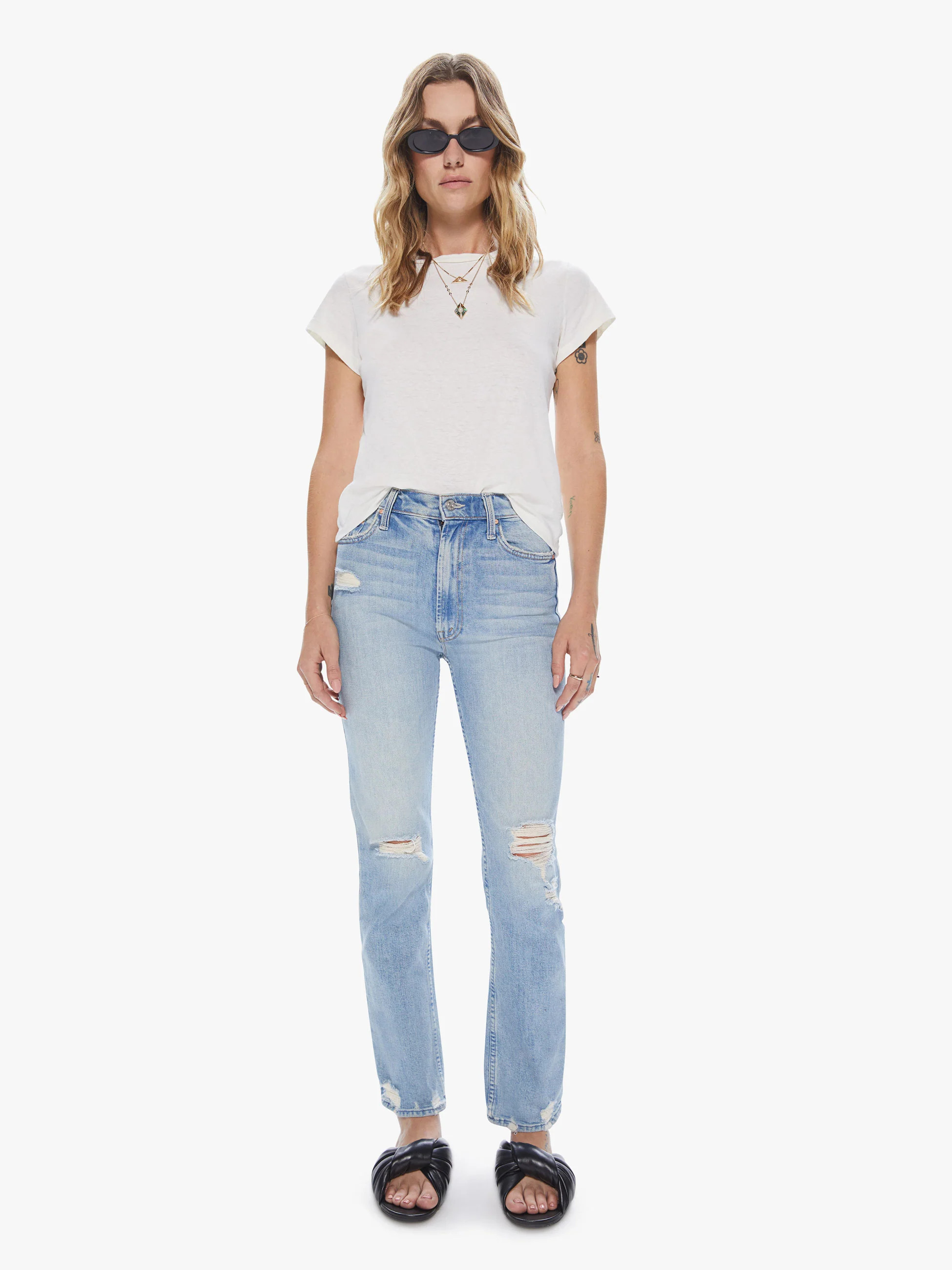 High Waisted Rider Skimp | Mother Denim