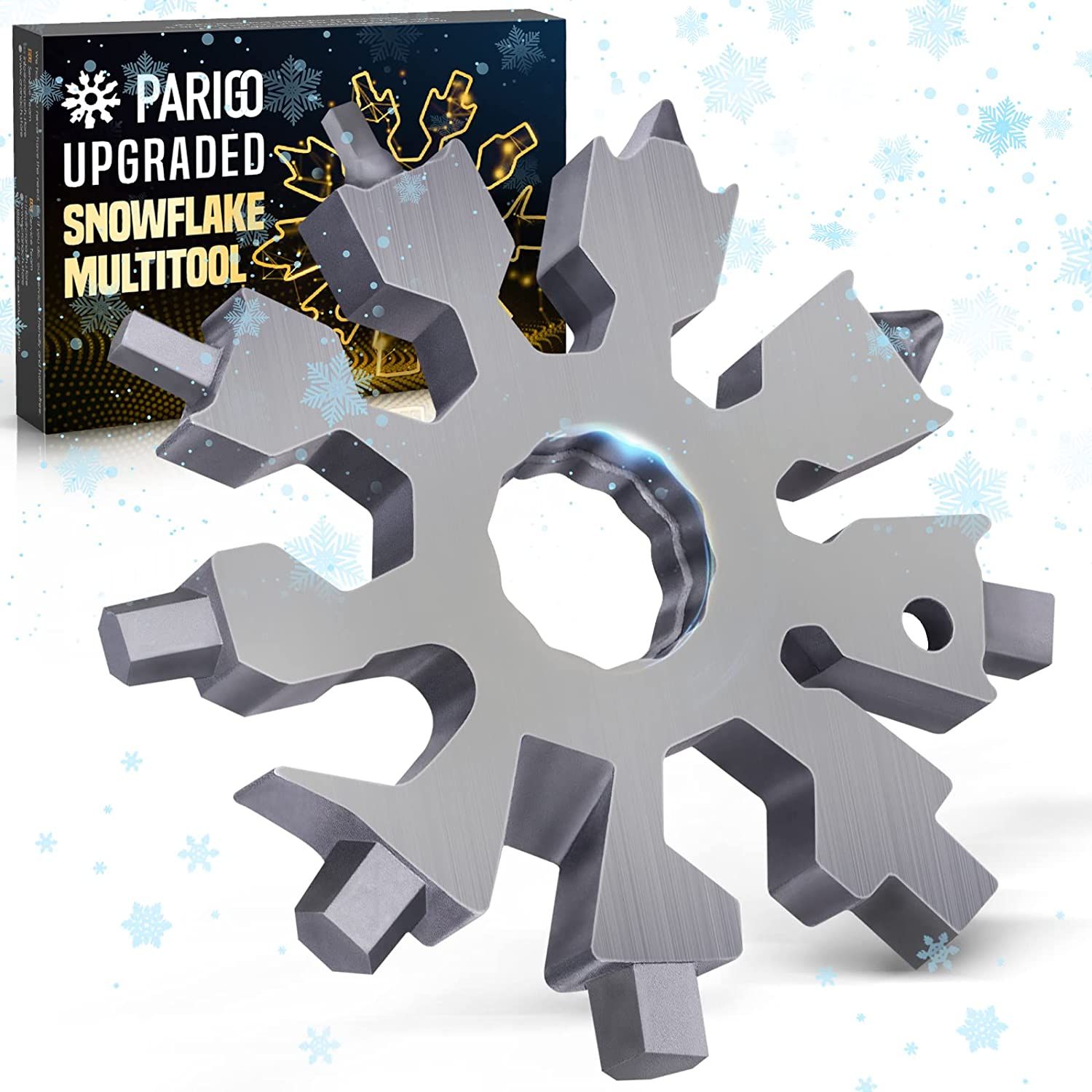 PARIGO Snowflake Multi Tools Gifts for Men-20-in-1 Multitool Christmas Stocking Stuffers for Dad ... | Amazon (US)
