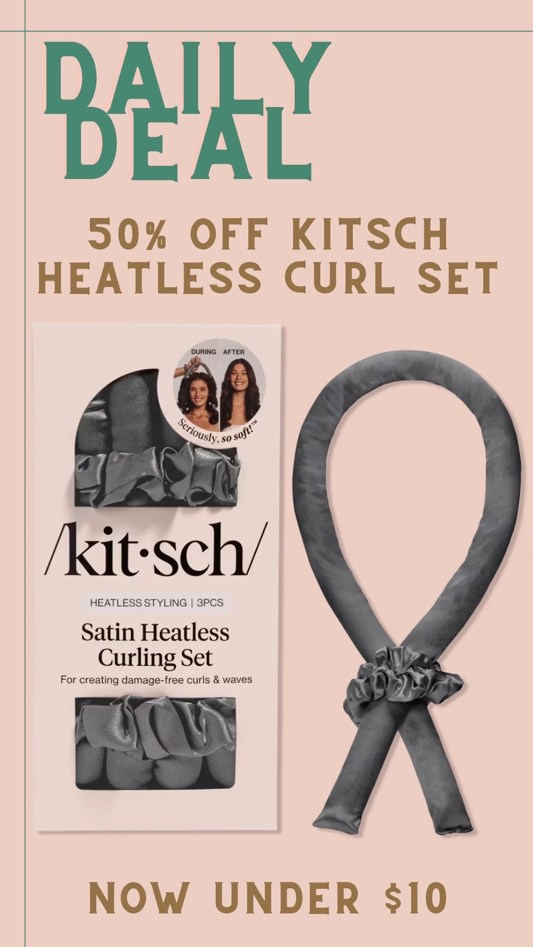 Save 50% on this heartless curls set from Kitsch!!

#LTKgrwm #LTKSaleAlert #LTKBeauty
