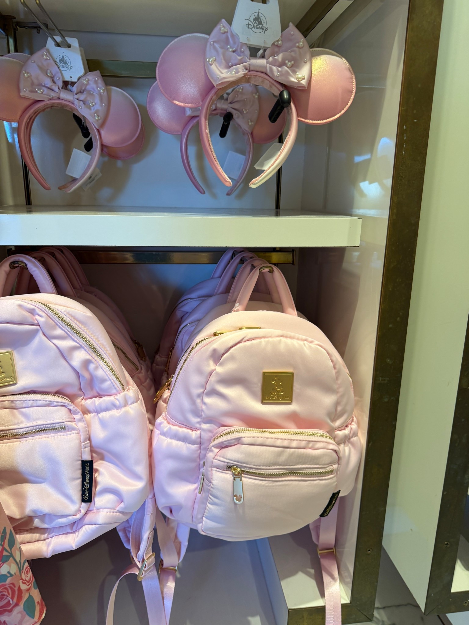 The cutest girly coquette backpack with Minnie mouse ear holder! 

#LTKdayinmylife #LTKSpringSale #LTKootd