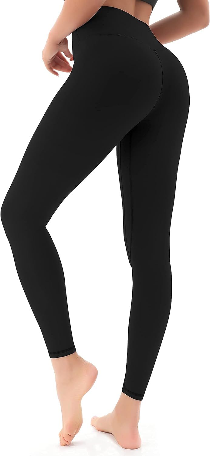 VOEONS Women's Workout Leggings Squat Proof High Waisted Athletic Yoga Pants for Women with Inner... | Amazon (US)