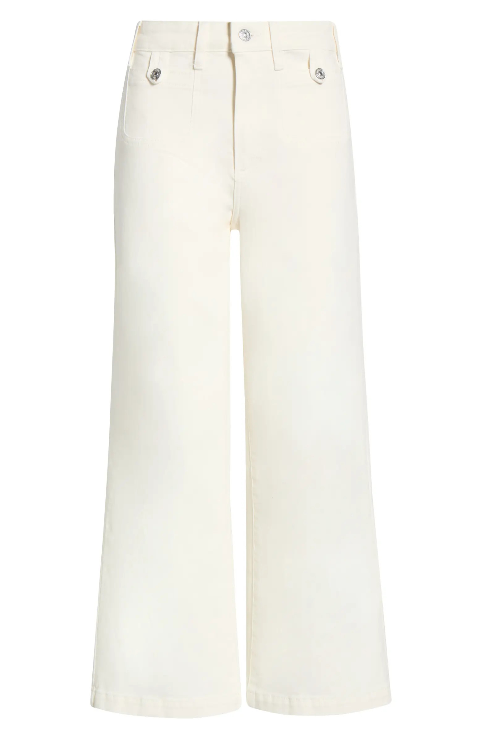 Anessa High Waist Ankle Wide Leg Jeans | Nordstrom