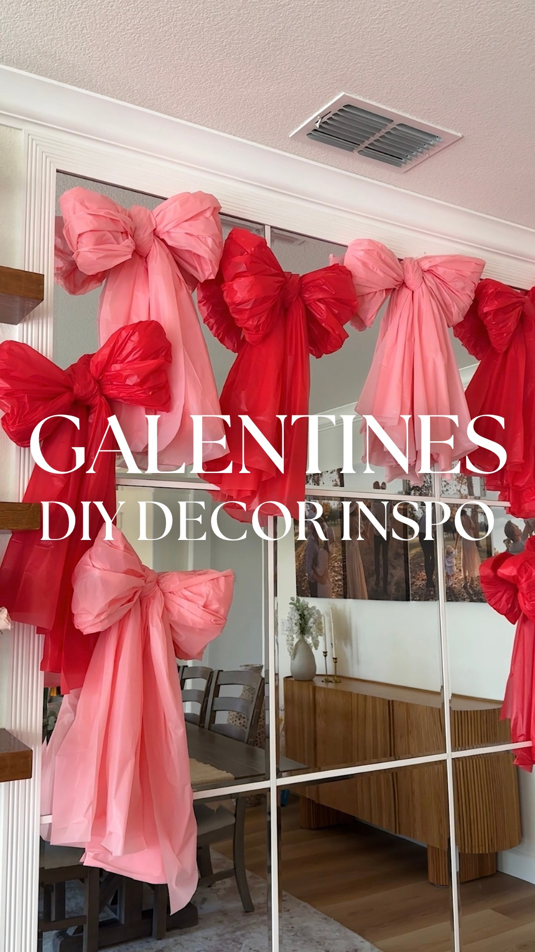 The most perfect and super easy DIY galentines decor! Just take some pink and red table covers, tie them into a bow, and tape them to your wall! Tag a friend who would love this 💕

galentines decor, bow diy, pink bows, diy party decor, amazon diy, galentines party, girls night decor, valentine diy, easy bow decor, galentines diy

#LTKSaleAlert #LTKHome #LTKValentine