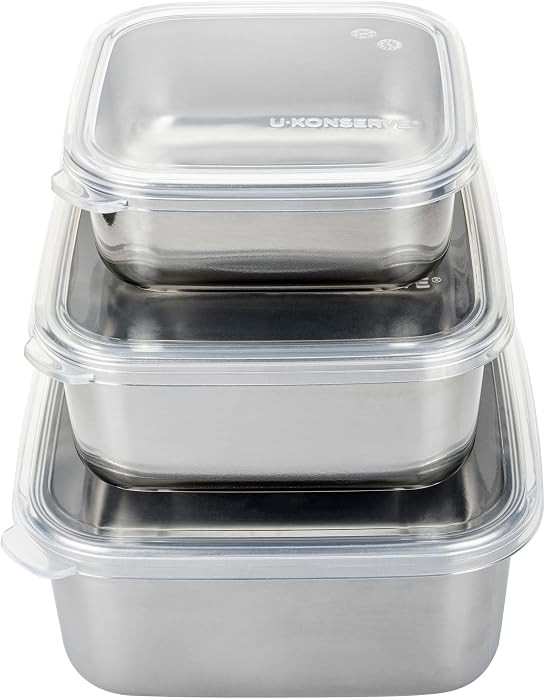 U Konserve Nesting Trio Food Storage Containers Bento Box Trio 15/30/50 oz | Amazon (US)
