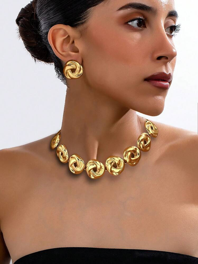 Necklace & Earrings Set  | SHEIN
