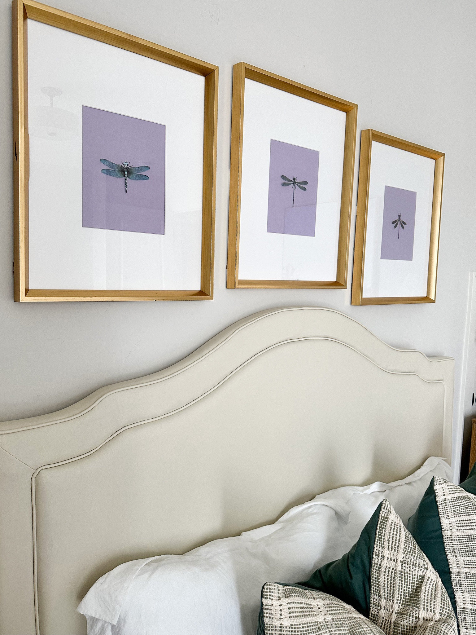 DIY art for under $150. Grab this 3 pack of gold frames from Amazon. On sale for under $100 right now! Some colorful 8.5x11.5 card stock paper and these realistic paper dragonfly cut outs from Etsy. Great Wall art idea for a children’s room or feminine guest bedroom  

#LTKU #LTKunder50 #LTKFind