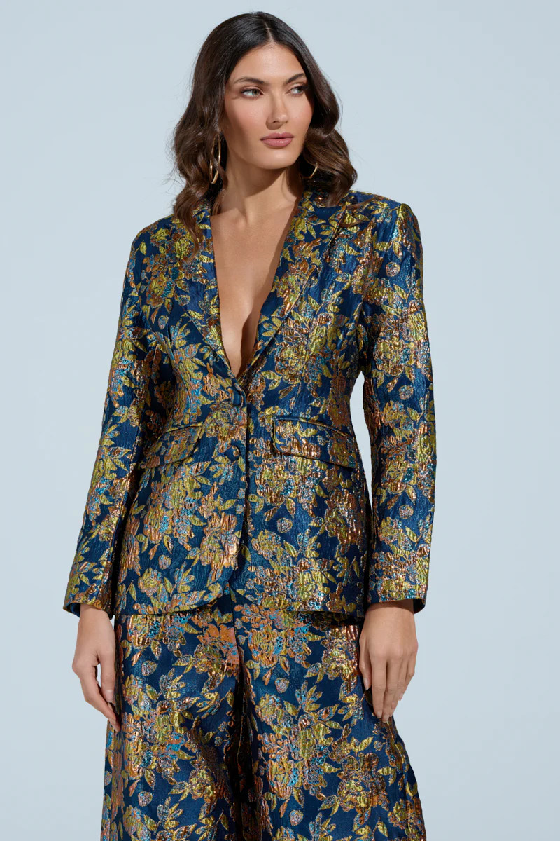 SURRENDER FLORAL BLAZER | AKIRA