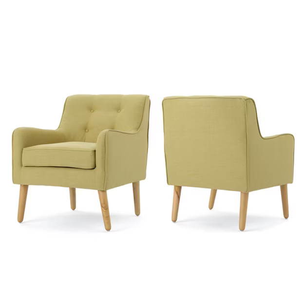 Set of 2 Felicity Mid-Century Armchairs - Christopher Knight Home | Target