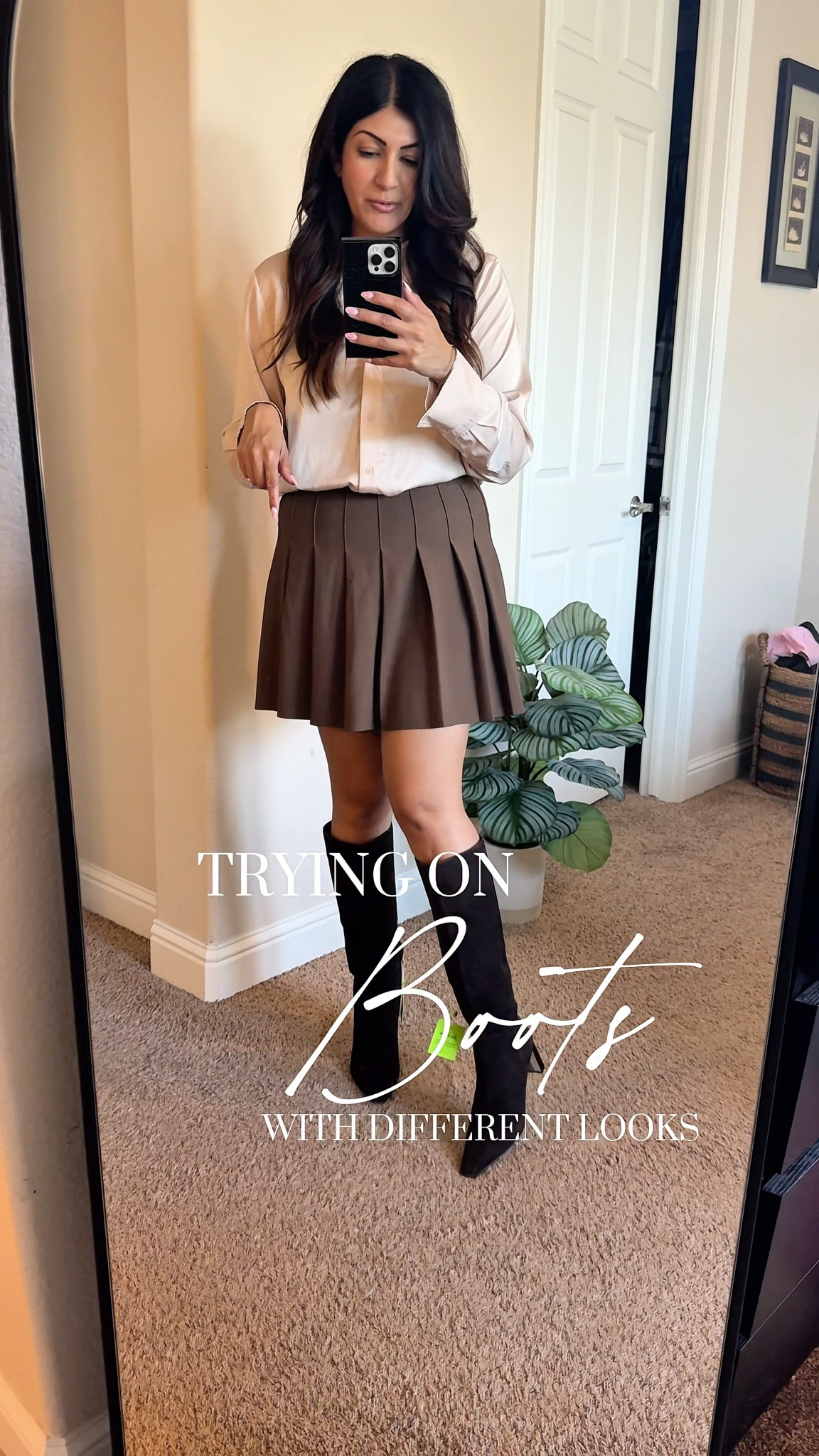 Suede boots for fall outfits- these knee high boots are so comfortable and easy to walk in. Great for workwear and weekend
Looks. 

#boots #suede #falloutfits #brownboots 
Brown boots / fall outfits / workwear / Nordstrom / Madewell 

#LTKWorkwear #LTKxMadewell #LTKShoeCrush