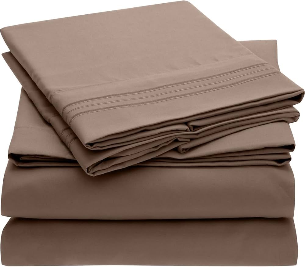 Mellanni King Size Sheet Set - Iconic Collection Bedding Sheets & Pillowcases - Luxury, Extra Sof... | Amazon (US)