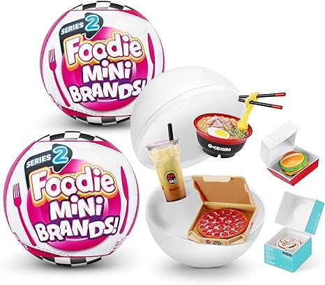 Mini Brands Foodie Series 2 (2 Pack) by ZURU Real Miniature Fast Food Brands Collectible Toy, 5 M... | Amazon (US)