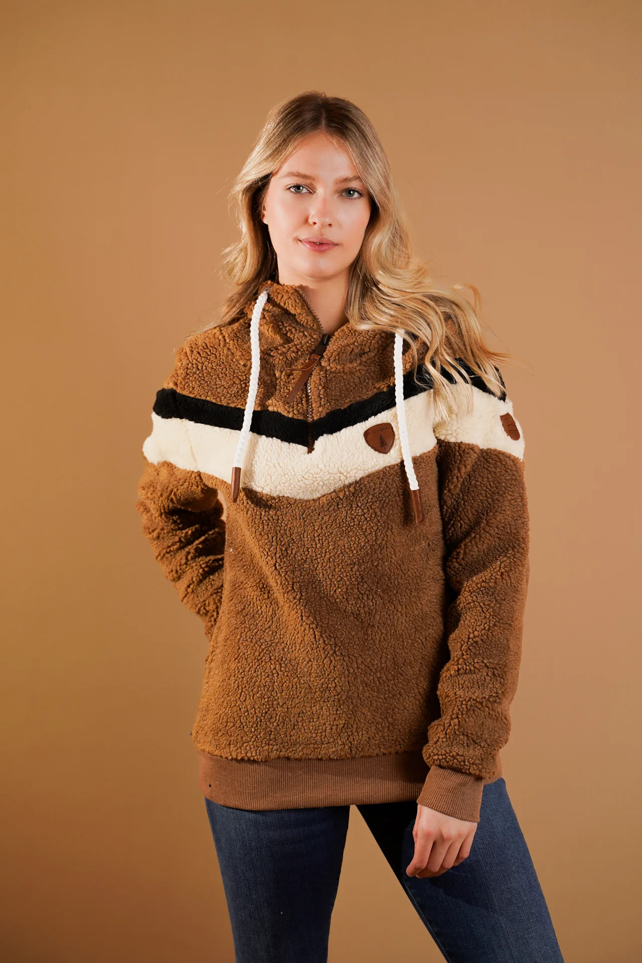 Alicia Sherpa Teddy Hoodie | Wanakome
