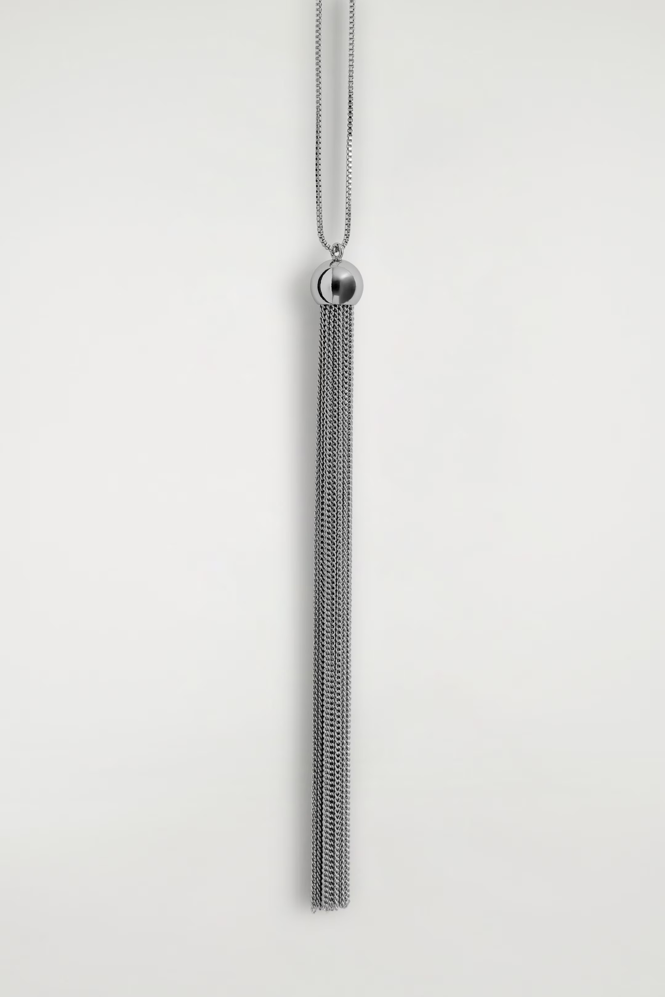 TASSELLED PENDANT NECKLACE - SILVER | COS GB | COS UK