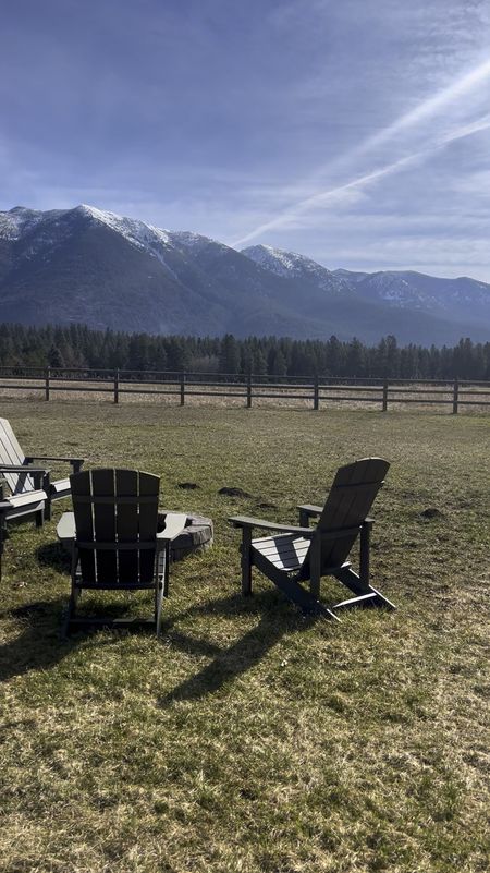 🌟 Embrace the charm of outdoor living with our delightful Adirondack Chairs Set! 🌲 Whether you're sipping on lemonade or stargazing, these chairs are the perfect companions for your backyard adventures.
Grab Yours Here: https://amzn.to/49CcMvD

They're beautiful around the fire pit, adding a touch of rustic elegance to your outdoor space. 🔥 Crafted with care, these chairs are super solid, yet comfortable to sit in for hours. Say goodbye to those uncomfortable metal chairs that leave you squirming! With our Adirondack set, relaxation is guaranteed. 😌

And the versatility? Oh, it's unmatched! These chairs make a great addition to a porch or patio deck as well. Just imagine yourself lounging with a good book, the breeze gently rustling through the trees. 📚✨

So, why wait? Upgrade your outdoor oasis today and let the good times roll! With our Adirondack Chairs Set, you'll be living your best life in style. Don't just sit there – cozy up and enjoy the great outdoors like never before! 🌿🌞 #outdoorlivingspace #adirondackchair #backyardbliss #backyardgoals #patioseason #decklife #backyardliving #amazonhomedecor #amazonfind #amazonfinds #founditonamazon

#LTKVideo #LTKSeasonal #LTKhome