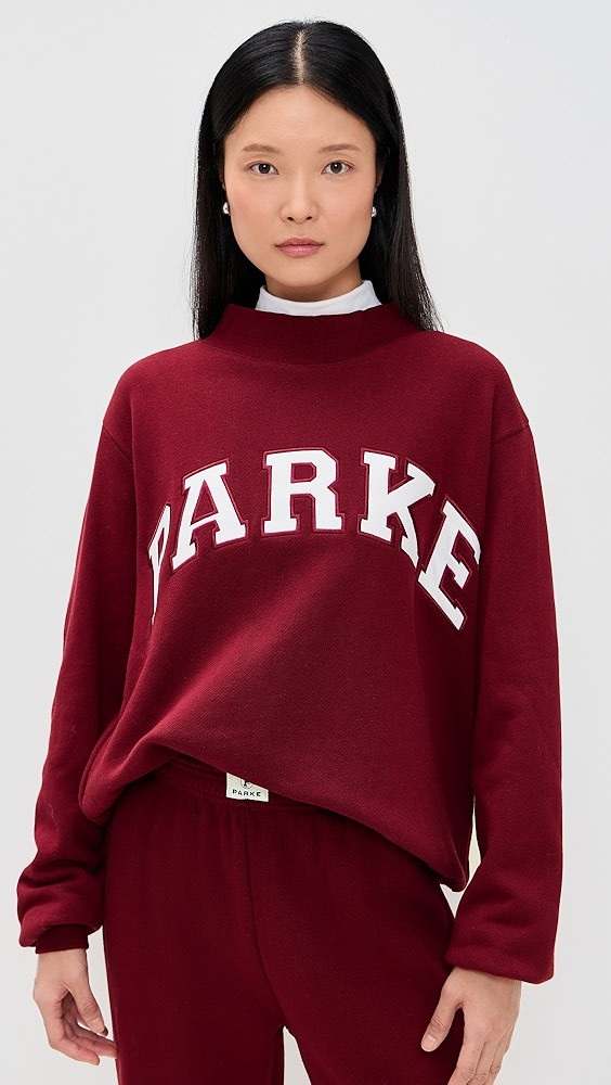 Varsity Mock Neck Sweatshirt | Shopbop