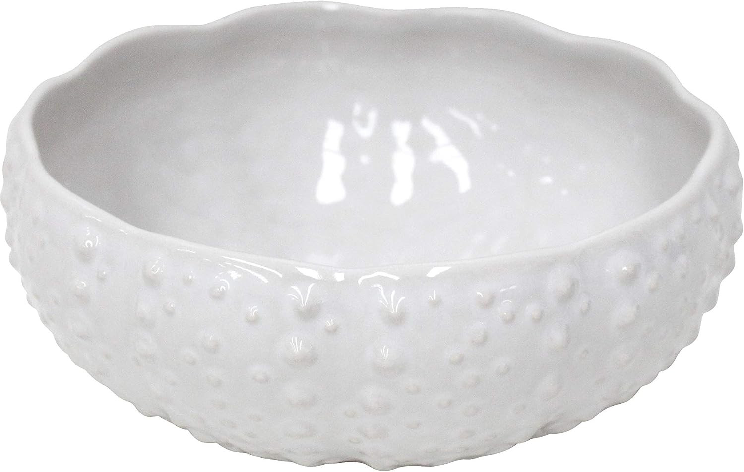 COSTA NOVA Aparte Collection Stoneware Ceramic Urchin Individual/Serving Bowl Small 7.25", White | Amazon (US)