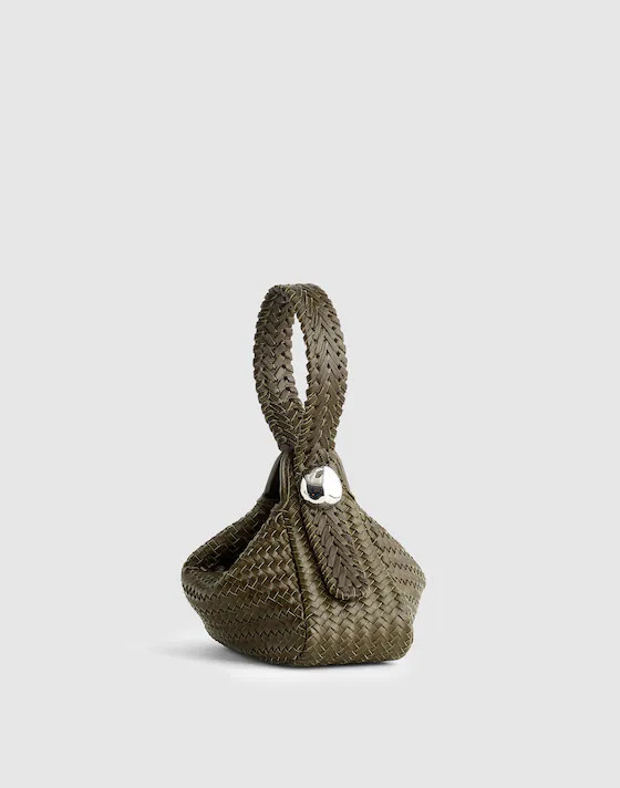 The Sculpted Metal Wristlet Bag | Madewell