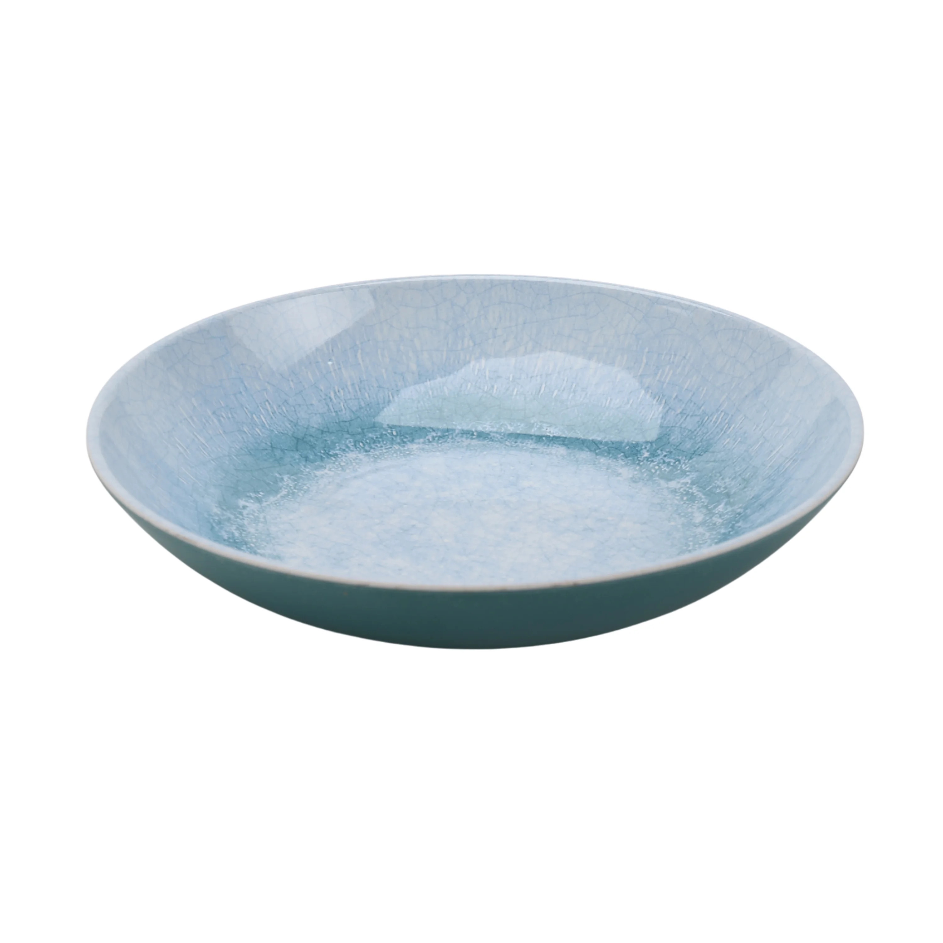 Better Homes and Gardens Bamboo Melamine Blue Reactive Dinner Bowl | Walmart (US)