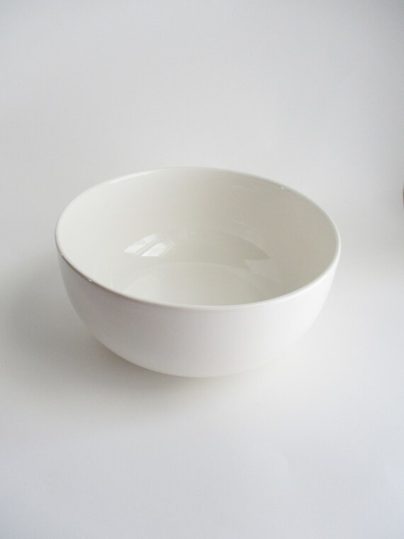 Vintage Ironstone Bowl Homer Laughlin Large White Bowl Serving Centerpiece Decor | Etsy (US)