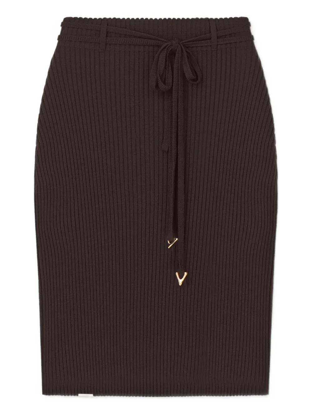 AERON wool blend midi skirt - Brown | Farfetch Global