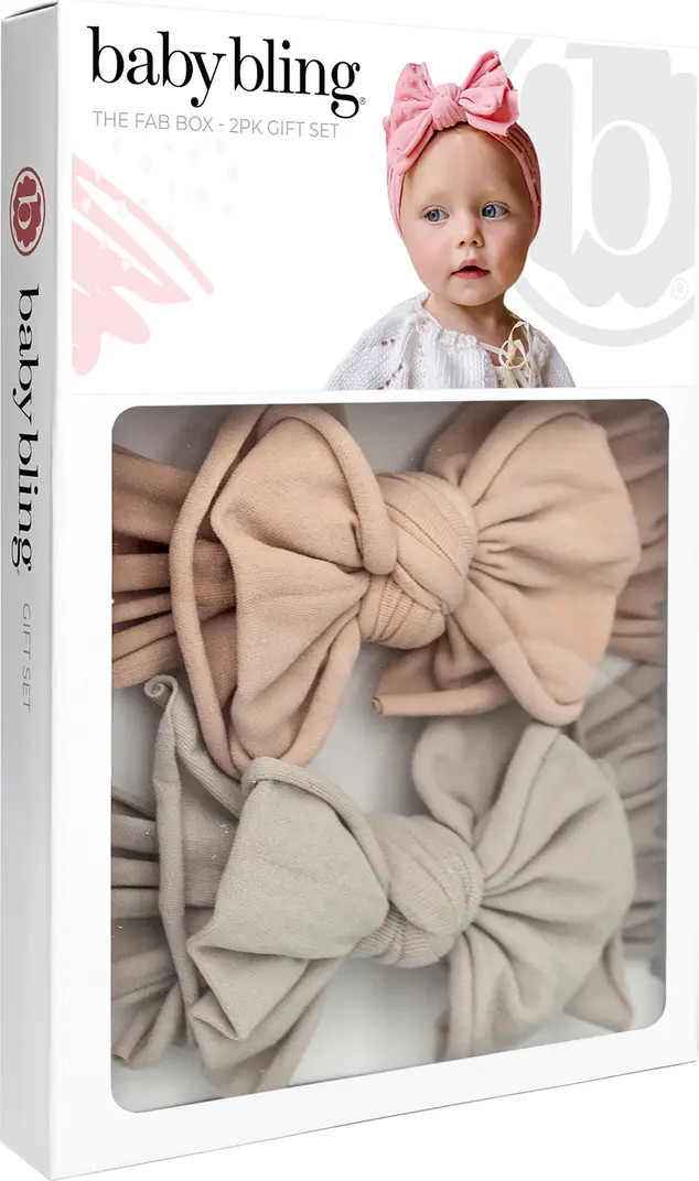 Baby Bling 2-Pack Bow Headbands | Nordstrom | Nordstrom