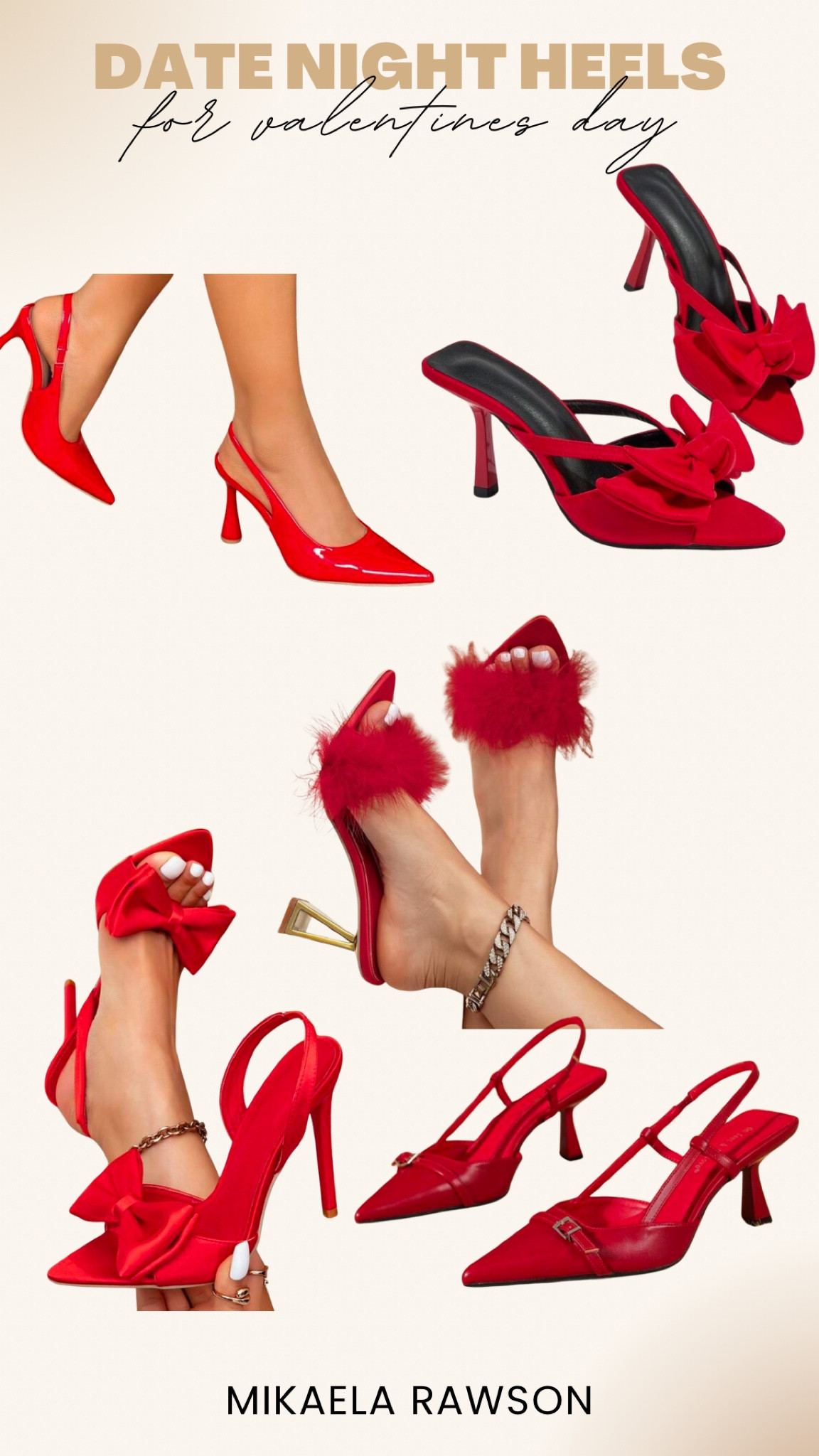 Date night heels for Valentine’s Day ❤️

Red heels. Red open toe heels. Red closed toe heels. Date night inspo. Girls shoes. Women’s heels  

#LTKStyleTip #LTKShoeCrush #LTKBeauty