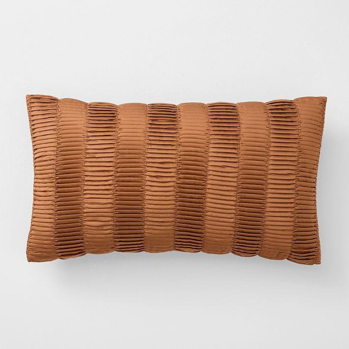 Vertical Pleated TENCEL™ Pillow Cover | West Elm (US)
