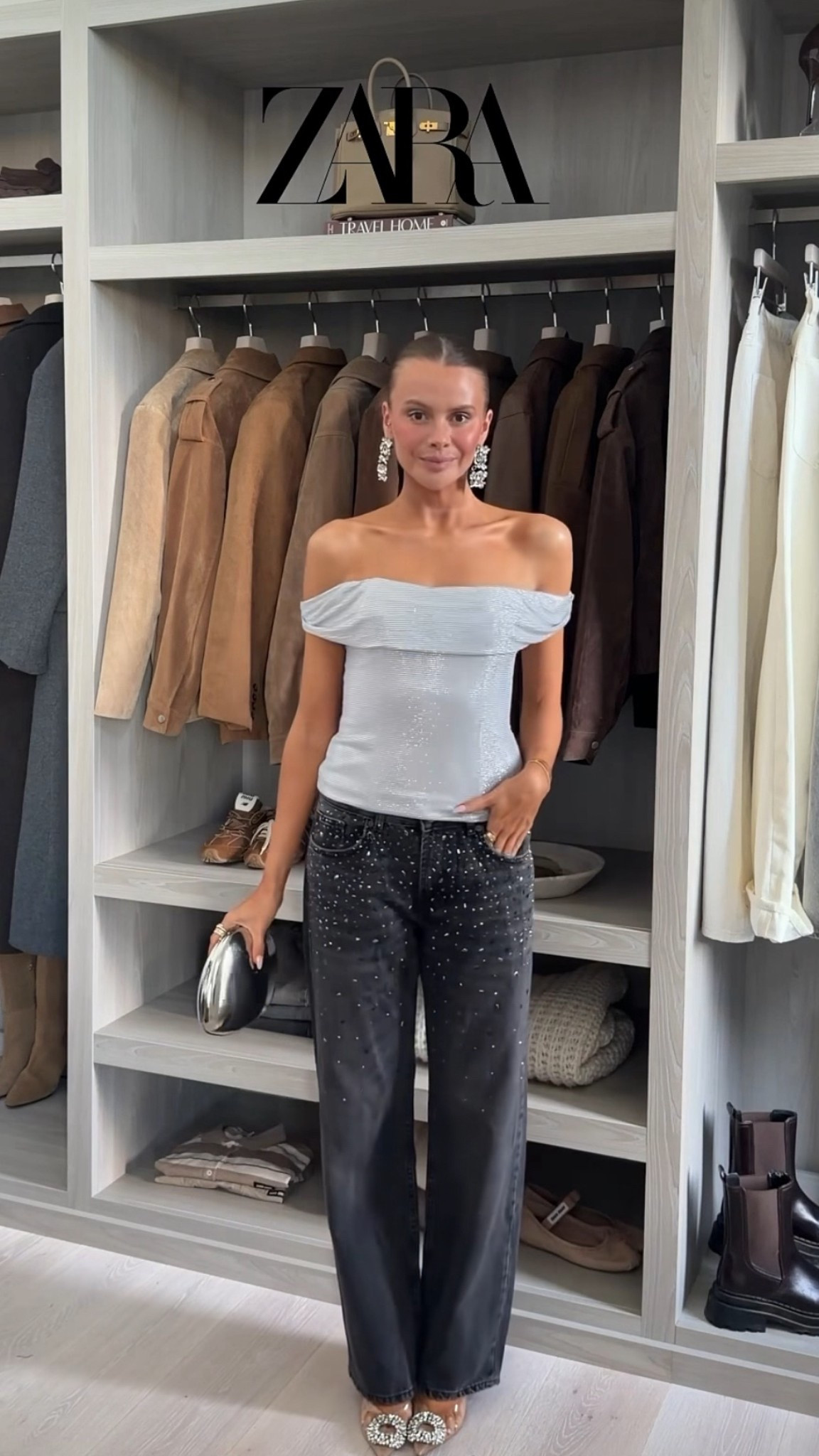 I’m wearing a size S in the top and 8 in the jeans 🩶

#LTKuk #LTKeurope #LTKpartywear