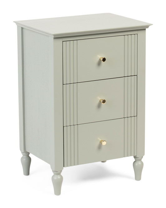 26in 3 Drawer Nightstand | TJ Maxx