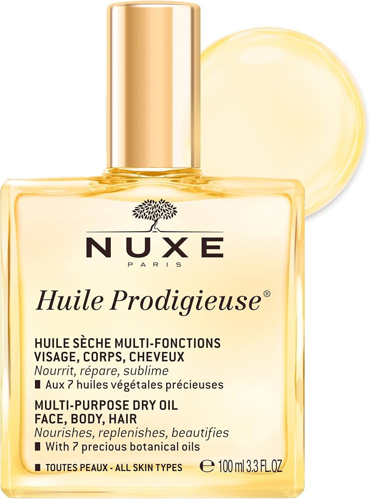 Nuxe Huile Prodigieuse Multi-Purpose Dry Oil - Radiant Glow and Lightweight Hydration for Face, B... | Amazon (US)