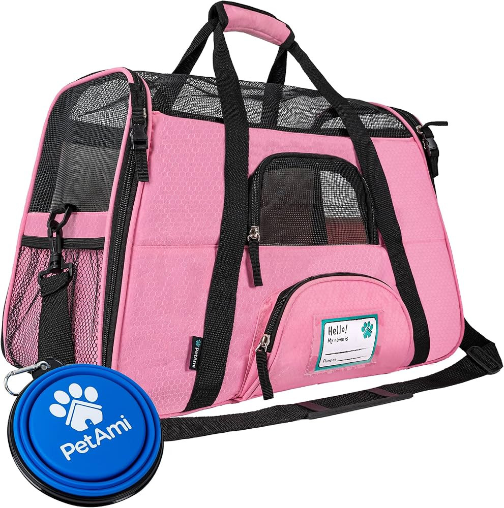 PetAmi Airline Approved Pet Carrier for Cat, Soft Sided Dog Carrier for Small Dogs, Cat Travel Su... | Amazon (US)