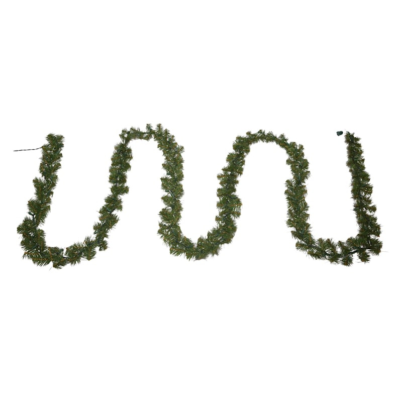 Pre-Lit Yukon Fir Garland, 20' | At Home