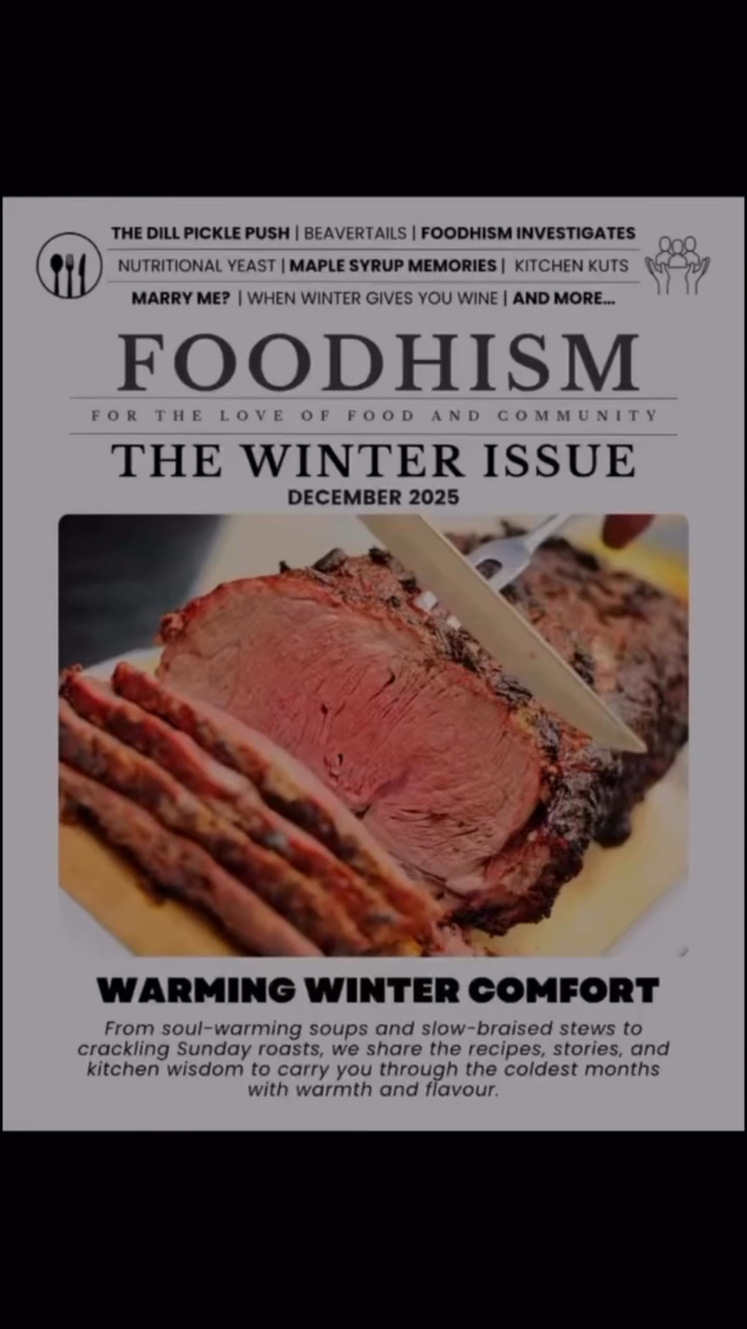 The Foodhism December Winter Issue is officially out. You can find the link in @foodhism’s bio.

I’m on page 9, sharing one of my favorite winter desserts: Clementine Bundt Cake with Cranberry Sauce

It’s bright, simple, and meant to be served with powdered sugar and a spoonful of chilled cranberry sauce on the side. The kind of cake that feels cozy without trying too hard, perfect for the quieter moments of the season.

I’m so grateful to be part of this beautiful winter issue. If you flip through, let me know what catches your eye.

What’s your go-to winter dessert?

Gracefully yours,
🫶🏻 Jeanie Jo

#Foodhism #WinterBaking #BundtCake #SeasonalDesserts #foodstories

#LTKHoliday #LTKfoodie #LTKSeasonal