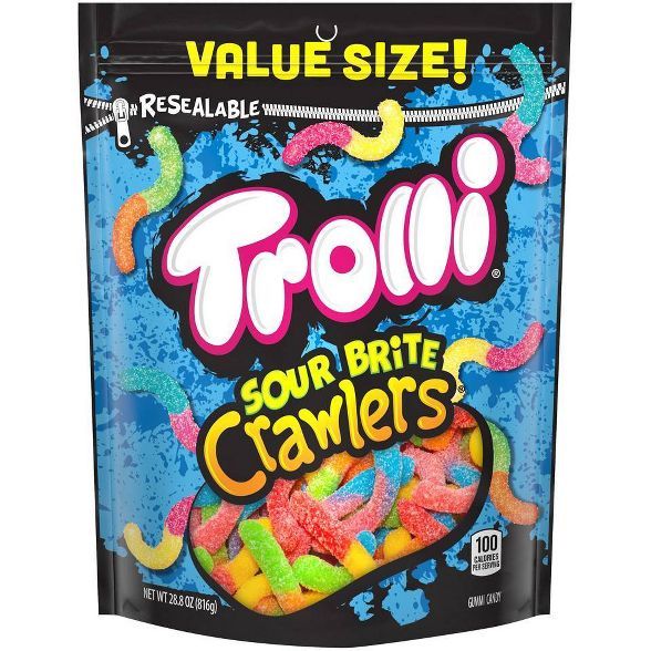 Trolli Sour Brite Crawlers Gummi Worms – 28.8oz | Target
