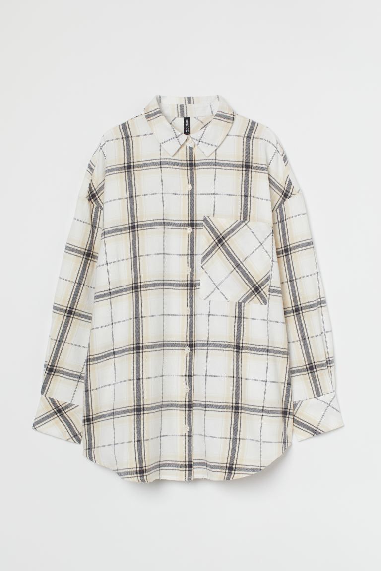 Oversized Flannel Shirt | H&M (US)