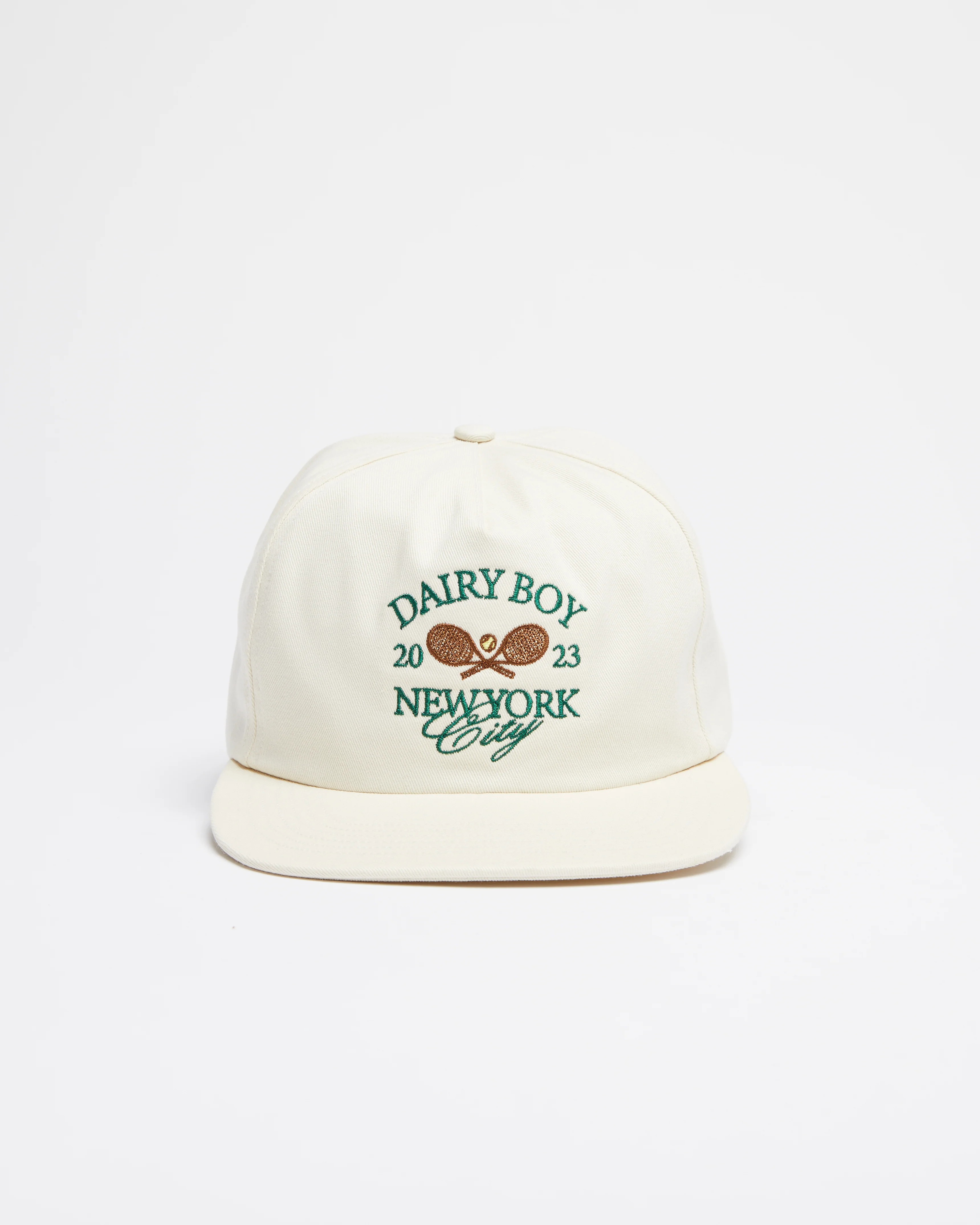 Tennis Street Style Hat - Cream | Dairy Boy