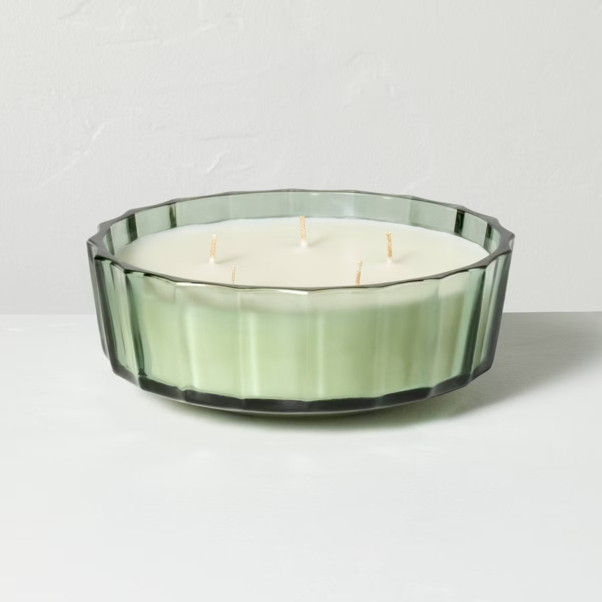 5 Wick XL Colored Glass Faceted Jar Candle 32oz - Hearth & Hand™ with Magnolia | Target